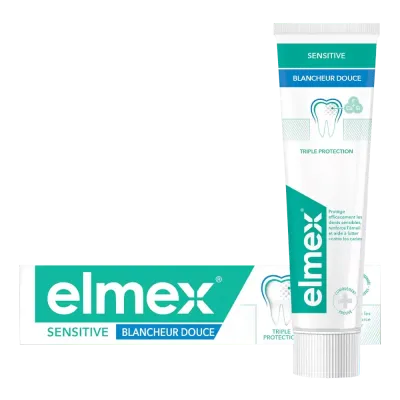 ELMEX DENTIFRICE SENSITIVE BLANCHEUR DOUCE 75ML