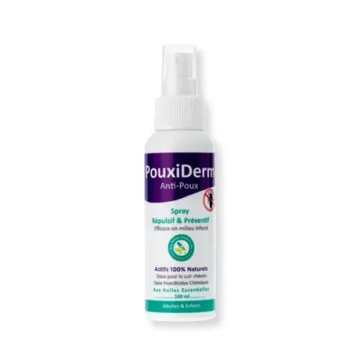 INODERMA POUXIDERM SPRAY REPULSIF & PREVENTIF ANTI-POUX 100ML