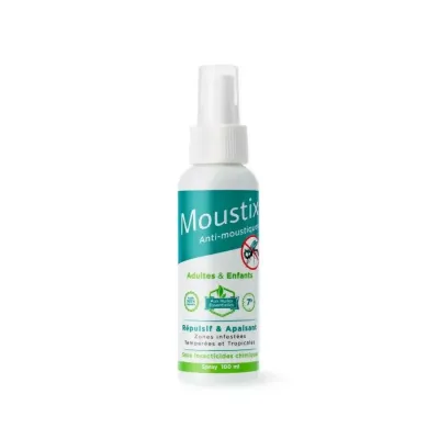 INODERMA MOUSTIX SPRAY ANTI-MOUSTIQUES REPULSIF ET APAISANT 100ML