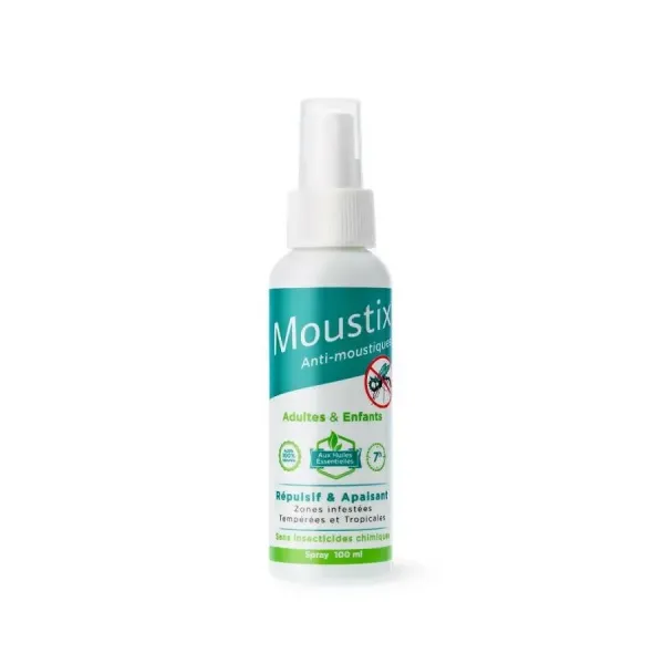 INODERMA MOUSTIX SPRAY ANTI-MOUSTIQUES REPULSIF ET APAISANT 100ML