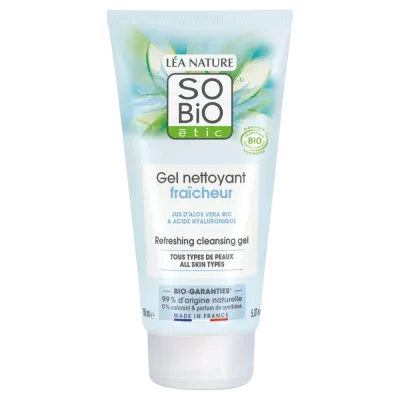 SO BIO GEL NETTOYANT FRAICHEUR HYDRA ALOE VERA 150 ML