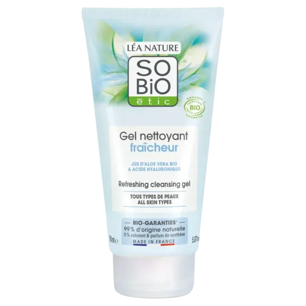 SO BIO GEL NETTOYANT FRAICHEUR HYDRA ALOE VERA 150 ML