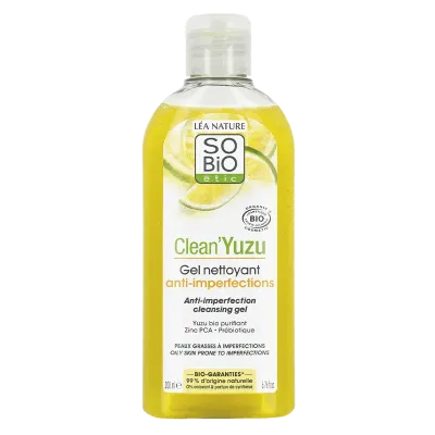 SO BIO CLEAN YUZU GEL NETTOYANT ANTI IMPERFECTIONS 200ML