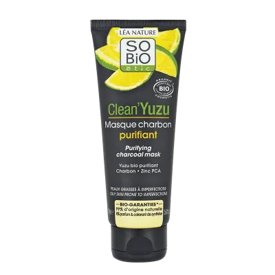 SO BIO CLEAN YUZU MASQUE CHARBON 75ML