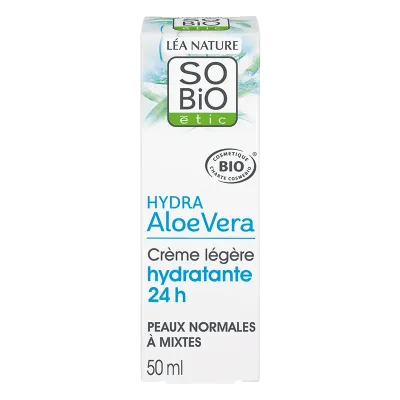 SO BIO HYDRA ALOE VERA CREME LEGERE HYDRATANTE 24H 50ML