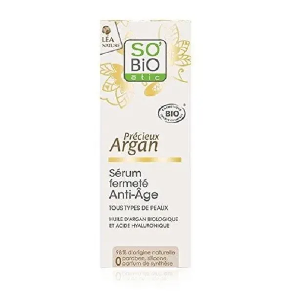 SO BIO SERUM FERMETE ARGAN PRECIEUX ANTI AGE 30ML