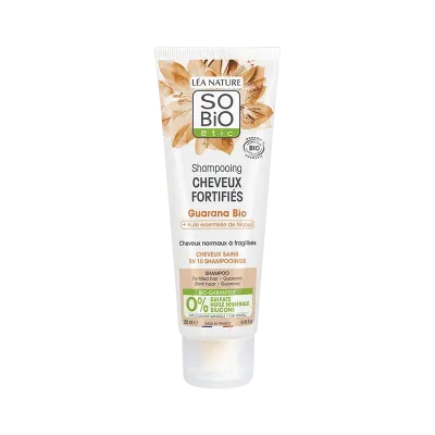 SO BIO SHAMPOOING CHEVEUX FORTIFIES AU GUARANA BIO 250ML