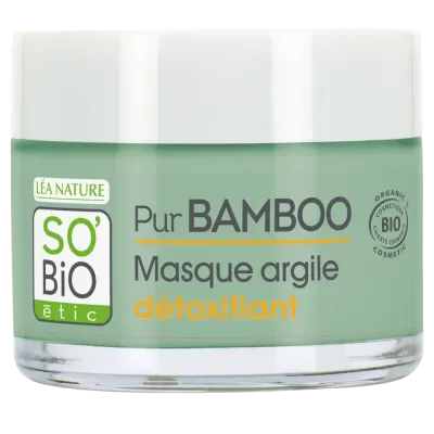 SO BIO PUR BAMBOO MASQUE ARGILE DETOXIFIANT 50ML