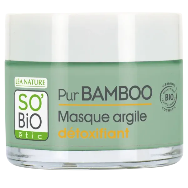 SO BIO PUR BAMBOO MASQUE ARGILE DETOXIFIANT 50ML