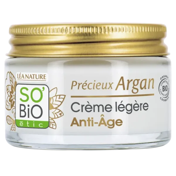 SO BIO SOIN LEGER ANTI AGE NUIT PRECIEUX ARGAN 50ML