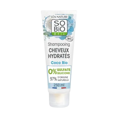 SO BIO SHAMPOOING HYDRATANT COCO & ACIDE HYALURONIQUE BIO 250ML