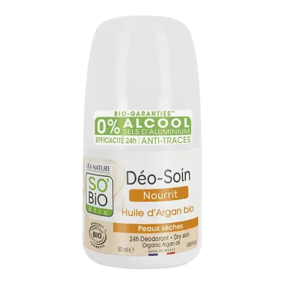 SO BIO DEO SOIN NOURRIT HUILE D'ARGAN BIO 50ML