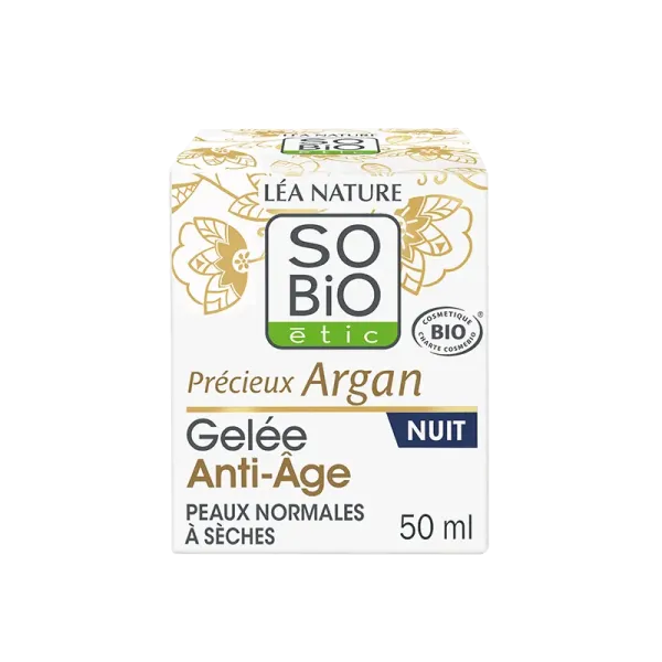 SO BiO PRECIEUX ARGAN CREME DE NUIT ANTI-ÂGE 40 ML