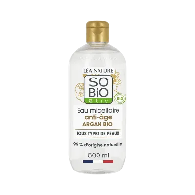 SO BiO EAU MICELLAIRE ANTI-ÂGE ARGAN 500ML
