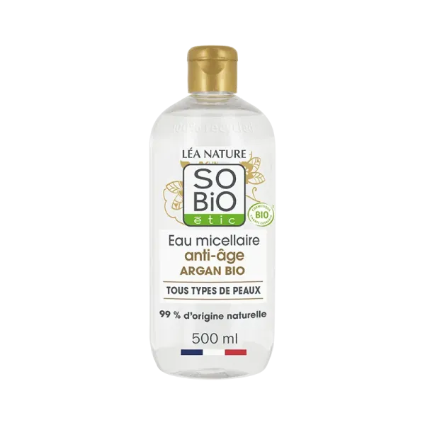 SO BiO EAU MICELLAIRE ANTI-ÂGE ARGAN 500ML