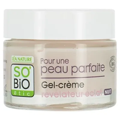 SO BIO GEL CREME REVELATEUR ECLAT NUIT 50ML