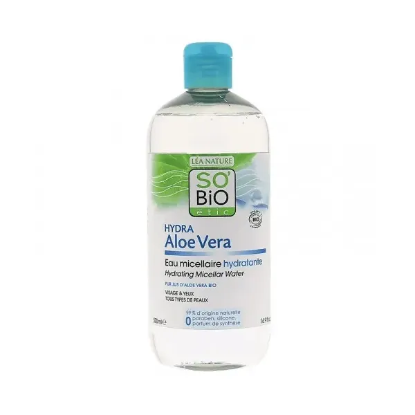 SO BIO EAU MICELLAIRE HYDRATANTE 500 ML