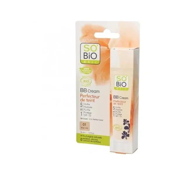 SO BIO BB CREAM 5 EN 1 PERFECTEUR DE TEINT 01 30 ML