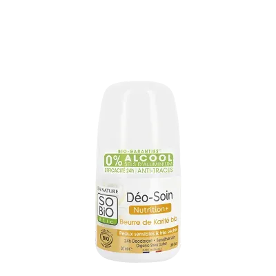 SO BIO DÉODORANT NUTRITION KARITÉ PEAUX SÈCHES 50ML