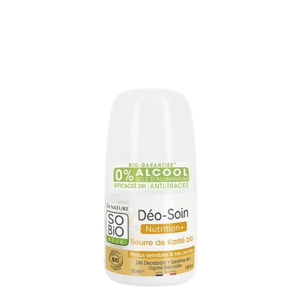 SO BIO DÉODORANT NUTRITION KARITÉ PEAUX SÈCHES 50ML