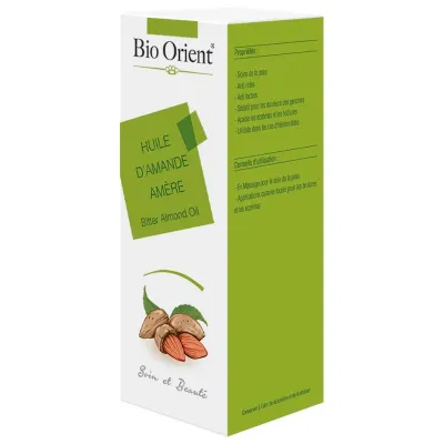 BIO ORIENT HUILE D'AMANDE AMERE 90ML (زيت اللوز المر)