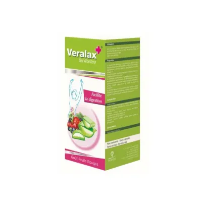 BIO ORIENT VERALAX GEL ALOE VERA 250ML GOUT FRUITS ROUGES