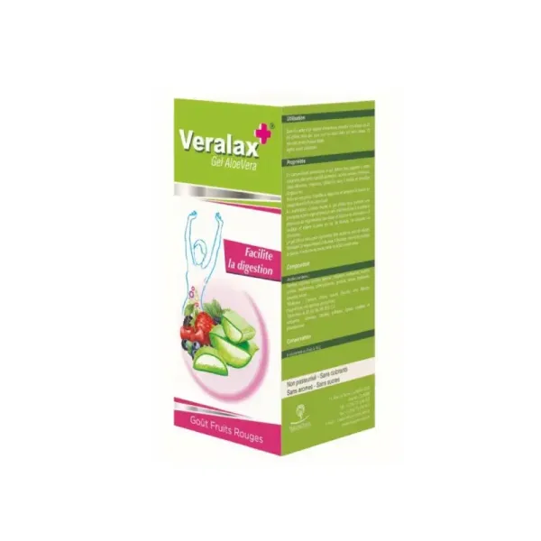 BIO ORIENT VERALAX GEL ALOE VERA 250ML GOUT FRUITS ROUGES