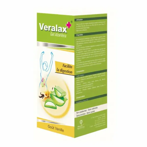 BIO ORIENT VERALAX GEL ALOE VERA 250ML GOUT VANILLE