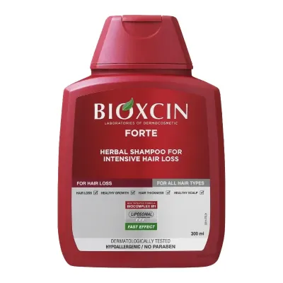 BIOXCIN SHAMPOOING ANTI CHUTE FORTE TOUS TYPES DE CHEVEUX 300ML