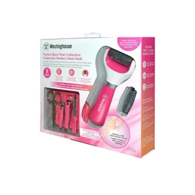 WESTINGHOUSE SET 9P RAPE ELECTRIQUE RECHARGEABLE ET TROUSSE MANUCURE PEDICURE