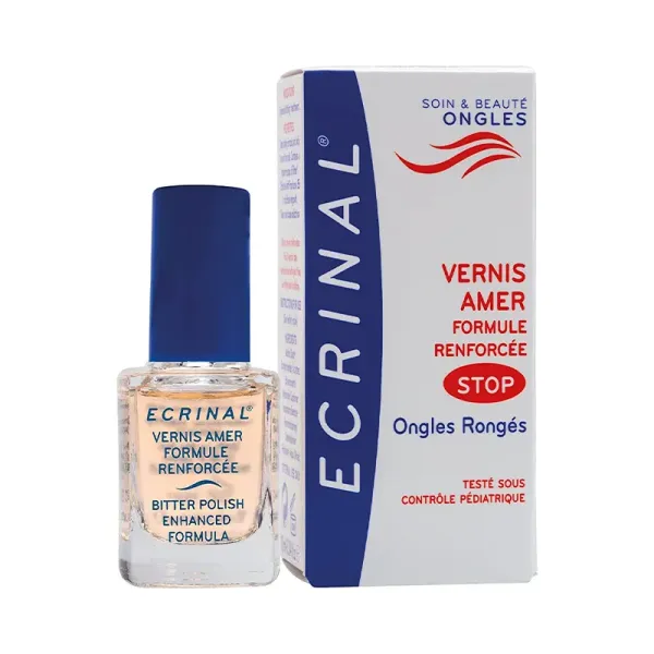ECRINAL VERNIS AMER STOP AUX ONGLES RONGES 10ML