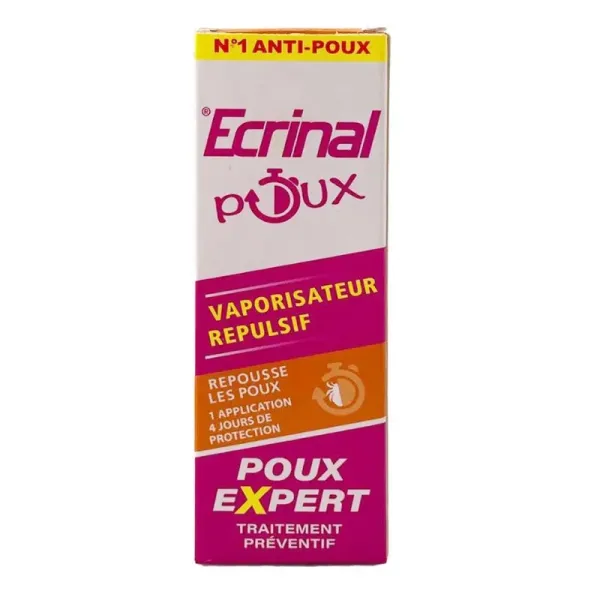 ECRINAL VAPORISATEUR REPULSIF ANTI POUX 75ML