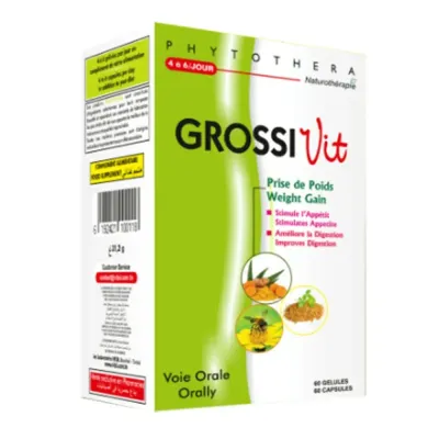 VITAL PHYTOTHERA GROSSIVIT 60 GELULES