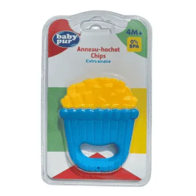 BABY PUR ANNEAU HOCHET CHIPS EXTRA SOUPLE 4M+ BC040002