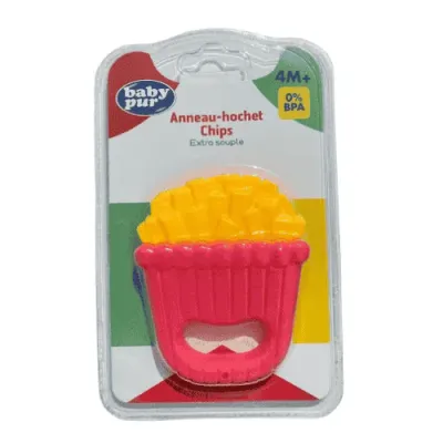 BABY PUR ANNEAU HOCHET CHIPS EXTRA SOUPLE 4M+ BC040002