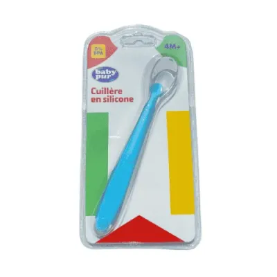 BABY PUR CUILLERE EN SILICONE 4M+
