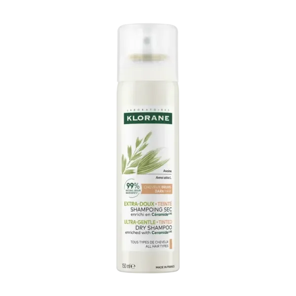 KLORANE SHAMPOOING SEC TEINTE AU LAIT D'AVOINE SPRAY 150ML