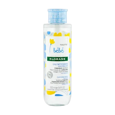 KLORANE BEBE EAU NETTOYANTE SANS RINCAGE 500ML