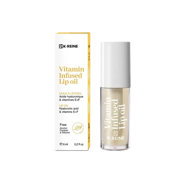K-REINE VITAMIN INFUSED LIP OIL VANILLA 6 ML