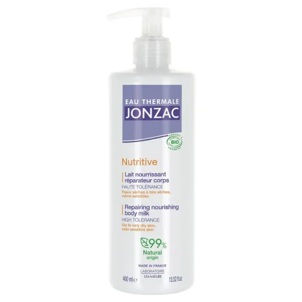 JONZAC NUTRITIVE LAIT NOURRISSANT REPARATEUR CORPS BIO 400ML