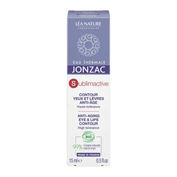 JONZAC SUBLIMACTIVE CONTOUR YEUX ET LEVRES ANTI-AGE 15ML
