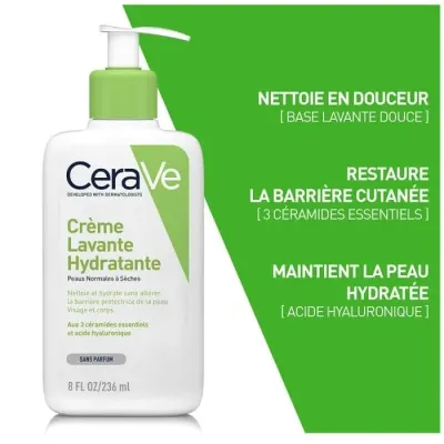 CERAVE CREME LAVANTE HYDRATANTE 473ML