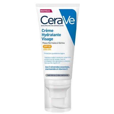 CERAVE CREME HYDRATANTE VISAGE SPF50 52ML