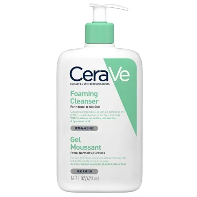 CERAVE GEL MOUSSANT PEAUX NORMALES A GRASSES 473ML