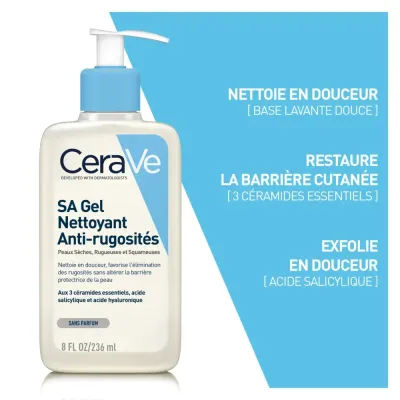 CERAVE SA GEL NETTOYANT ANTI RUGOSITES 236ML