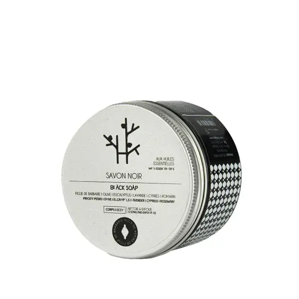 HERBEOS SAVON NOIR AUX HUILES ESSENTIELLES 150ML
