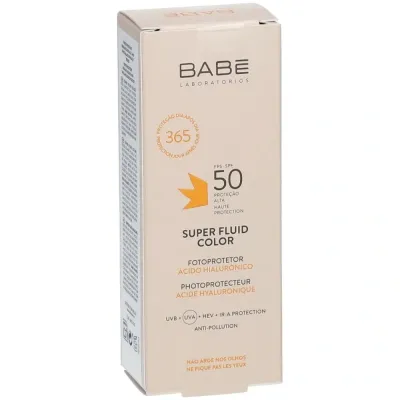 BABE SUPER FLUID COLOR PROTECTION SOLAIRE 50 SPF 50ML