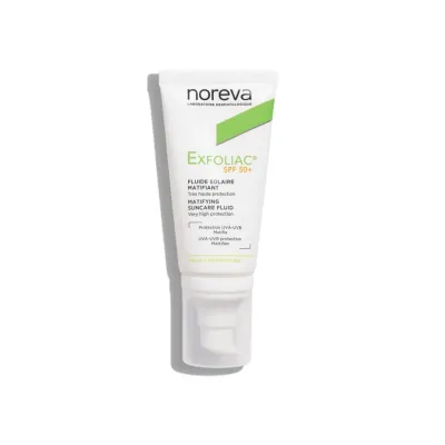 NOREVA EXFOLIAC FLUIDE SOLAIRE MATIFIANT SPF50+ 40ML