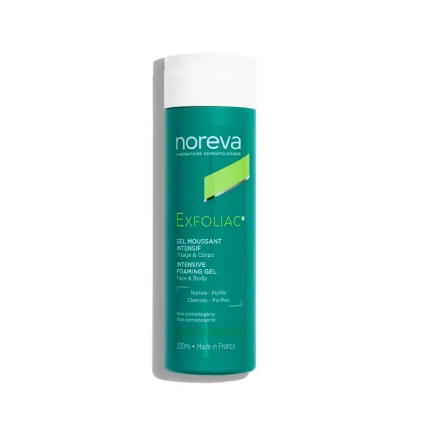 NOREVA EXFOLIAC GEL MOUSSANT INTENSIF 200ML