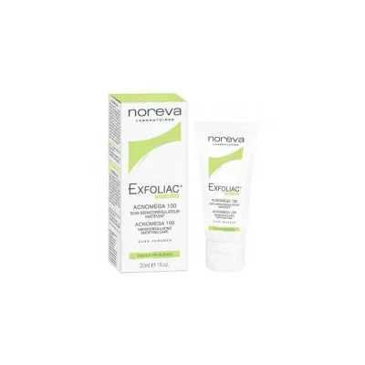 NOREVA EXFOLIAC ACNOMEGA 100 KERATOREGULATEUR MATIFIANT 30ML